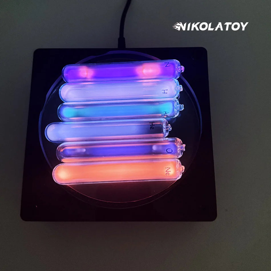 NIKOLATOY® Tesla plasma reaction glass sealed rare gas light-emitting tube