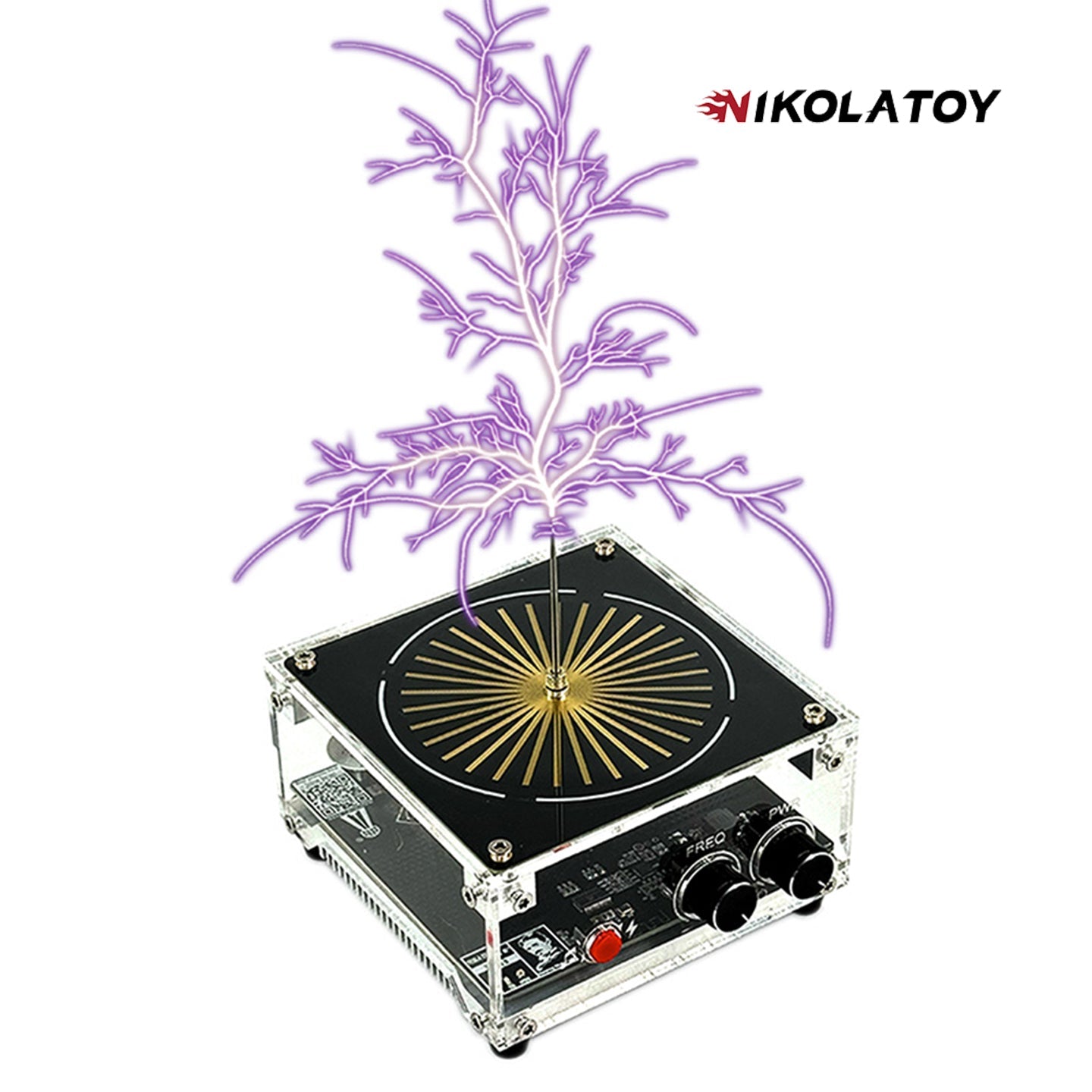 NIKOLATOY® Creative Tesla Coil TC10 Plus - Palm lightning