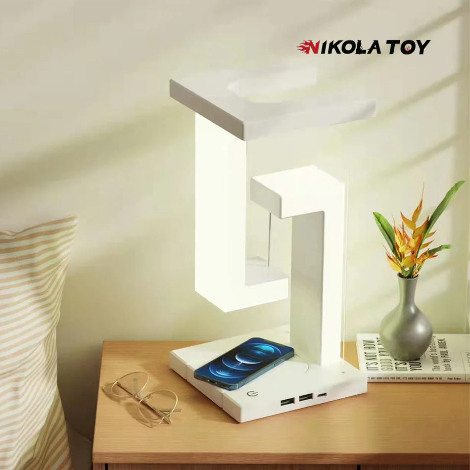 IKOLATOY® tensegrity smart led desk lamp with wireless charger