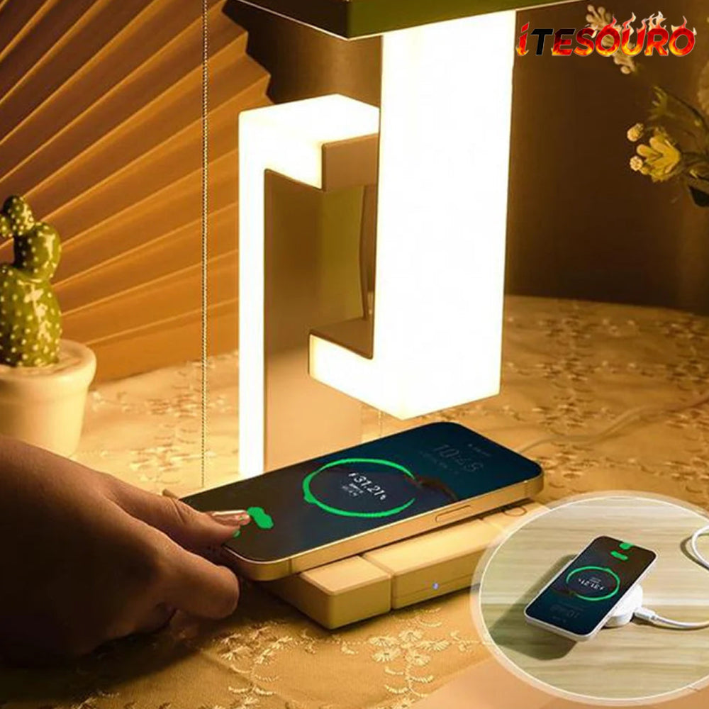 IKOLATOY® tensegrity smart led desk lamp with wireless charger