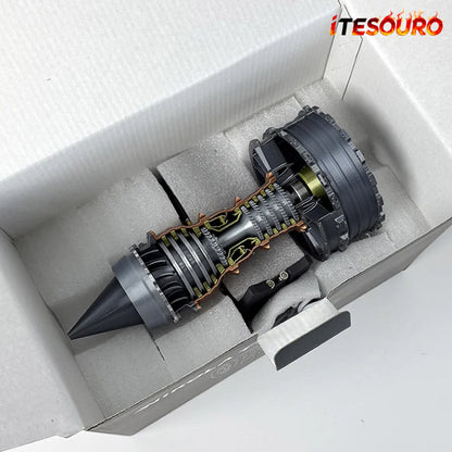 NIKOLATOY® TR900 Turbofan engine model (25cm  10in) flagship version Diy Kits