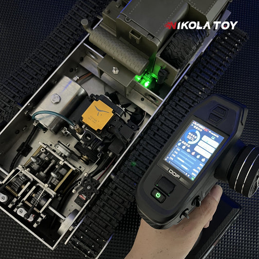 NIKOLATOY® 1/14 3.5cc internal combustion engine RC tracked station vehicle