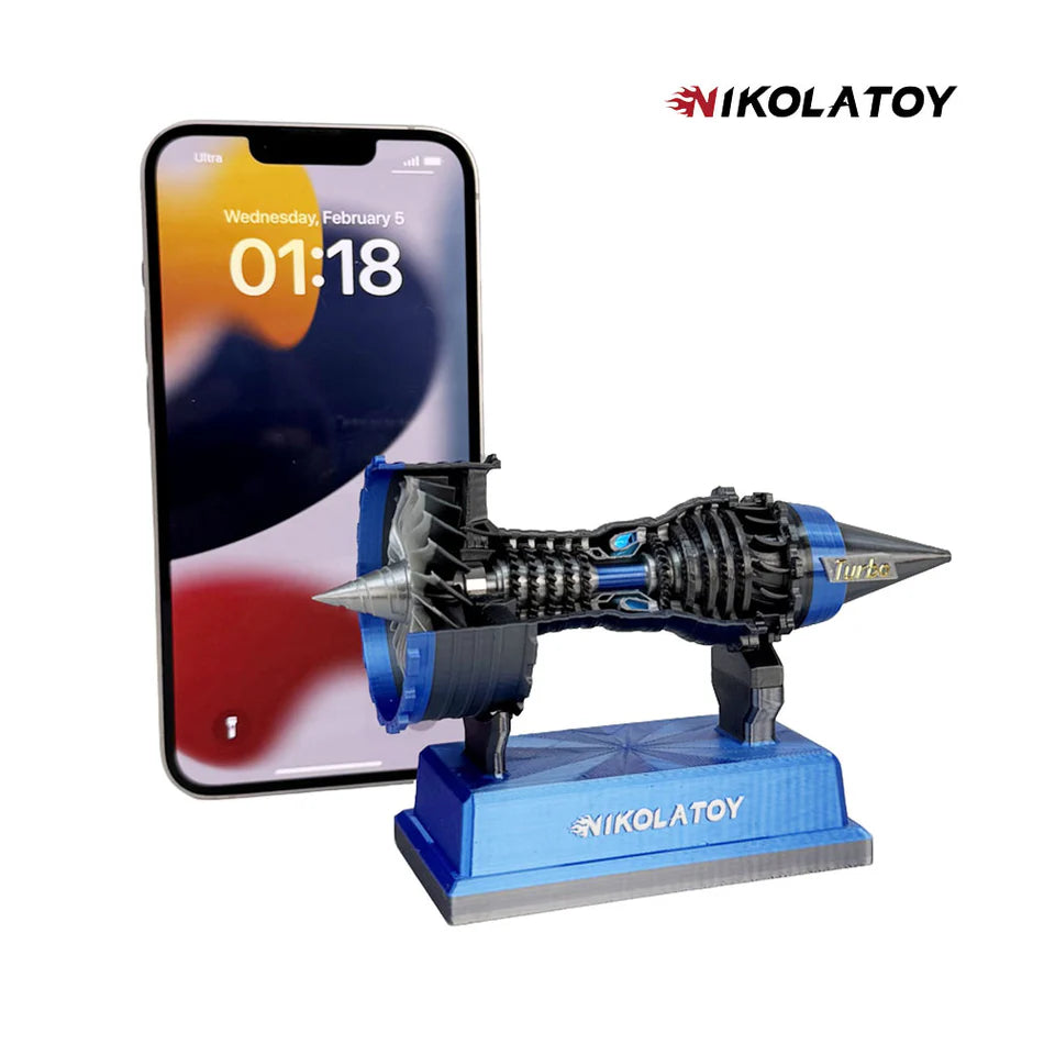 NIKOLATOY® Miniature Trent 900 turbofan engine model（12cm/4.8in）