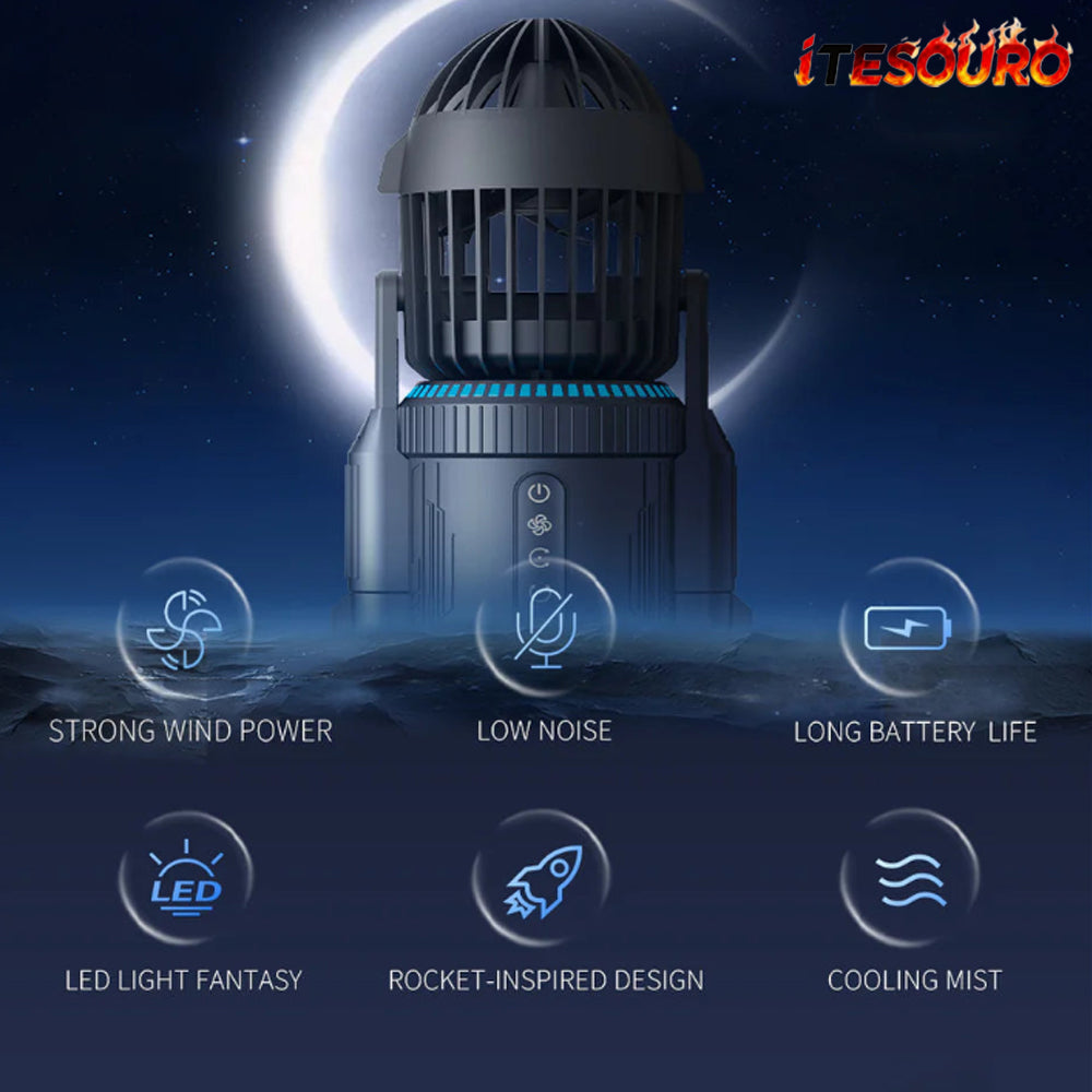 NIKOLATOY®Creative Rocket Desktop Fan – NIKOLA TOY