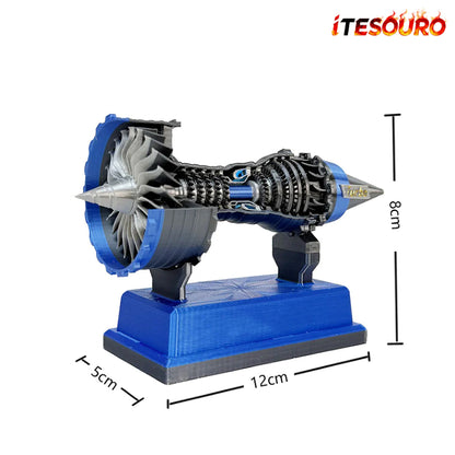 NIKOLATOY® Miniature Trent 900 turbofan engine model（12cm/4.8in）