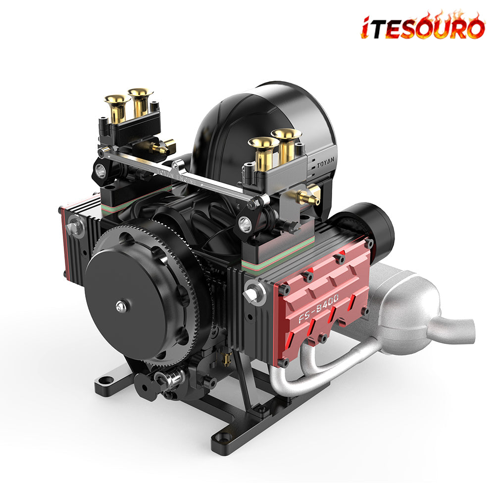TOYAN 14cc Horizontally Opposed 4-Stroke Nitro Model DIY Engine Kits