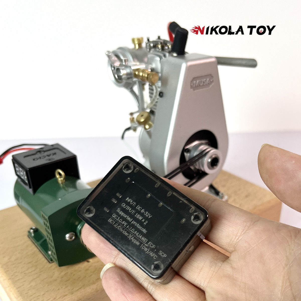 NIKOLATOY® MUSA Micro single cylinder four stroke forced air-cooled engine