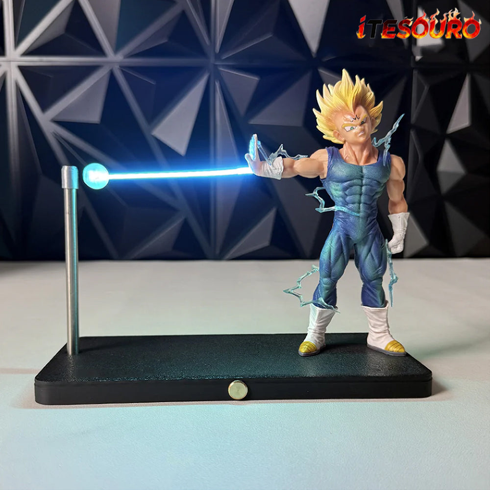 NIKOLATOY®Dragon Ball Vegeta Magnetic Night Light Set (including Half Body Statue)