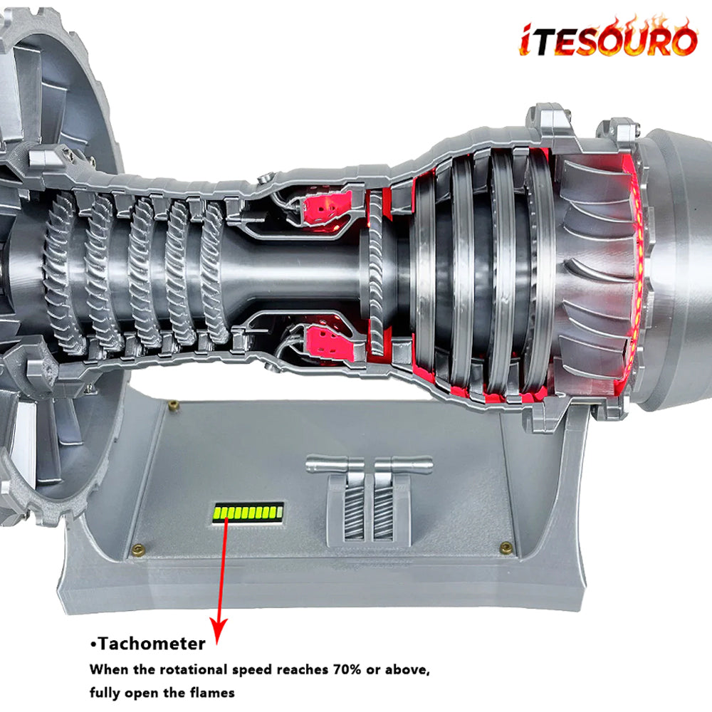 NIKOLATOY® Final version of Rolls Royce Trent 900 turbofan engine model (40cm/15.7in)