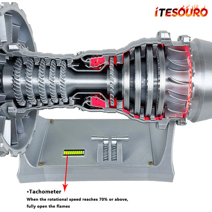 NIKOLATOY® Final version of Rolls Royce Trent 900 turbofan engine model (40cm/15.7in)