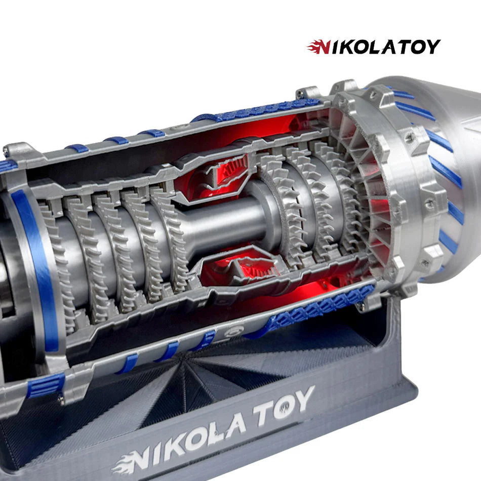 NIKOLATOY® J-35A fighter turbojet engine model (Airshow Limited)