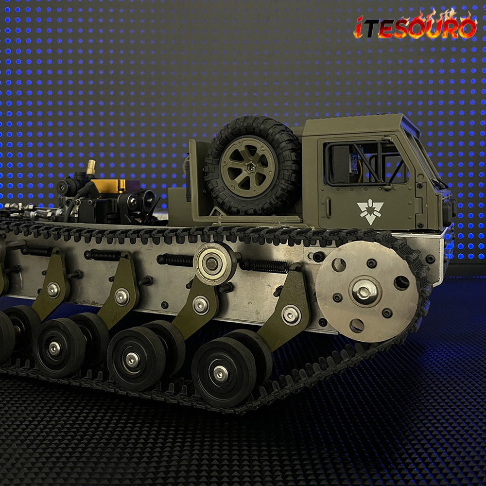 NIKOLATOY® 1/14 3.5cc internal combustion engine RC tracked station vehicle
