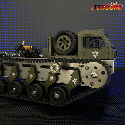 NIKOLATOY® 1/14 3.5cc internal combustion engine RC tracked station vehicle