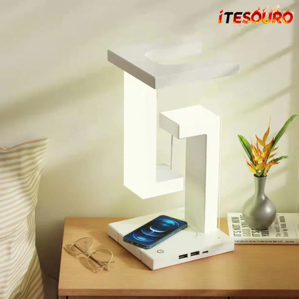 IKOLATOY® tensegrity smart led desk lamp with wireless charger