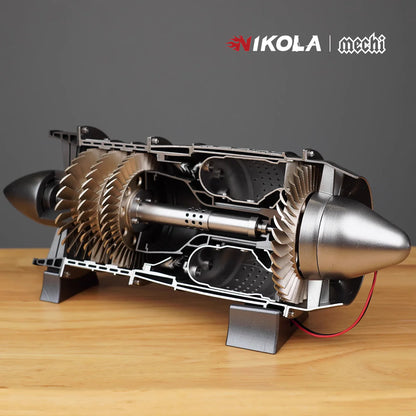 NIKOLATOY® Fighter jet turbojet engine - DIY KIT
