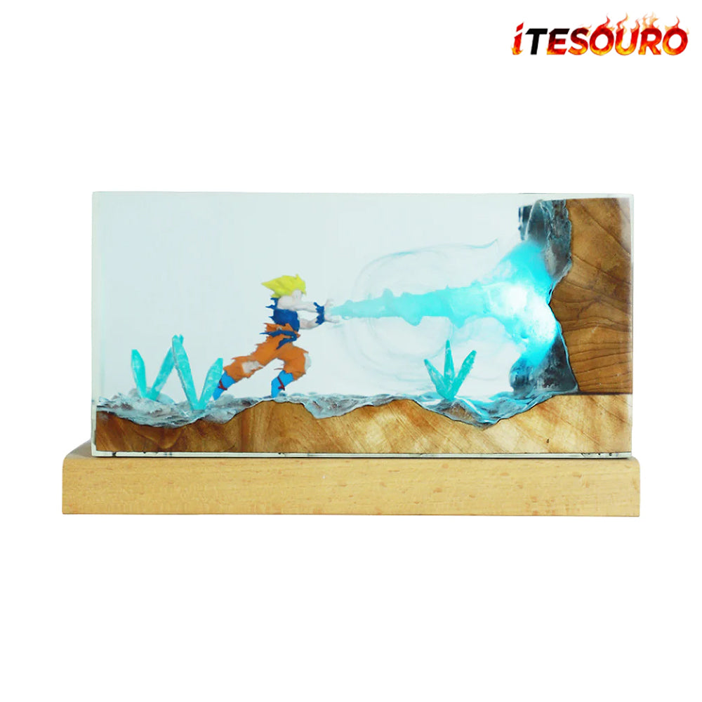 NIKOLATOY®Dragon Ball Z Kakarot Resin RGB Night Light Desktop Decoration
