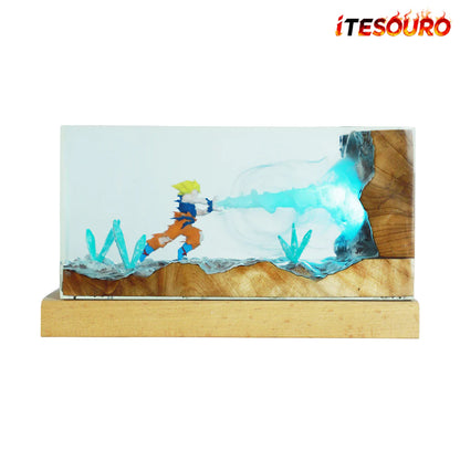 NIKOLATOY®Dragon Ball Z Kakarot Resin RGB Night Light Desktop Decoration