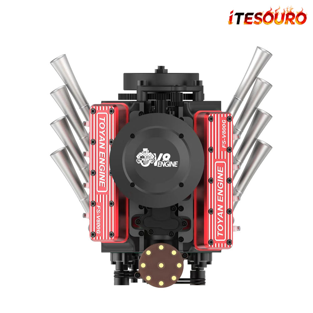 NikolaToy® Toyan V8 Engine FS-V800WGPC 28cc OHV Gasoline Engine Kit+Starter Kit