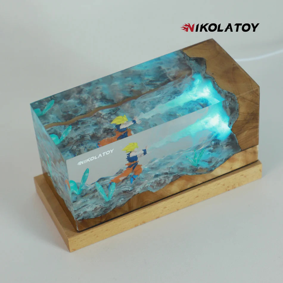 NIKOLATOY®Dragon Ball Z Kakarot Resin RGB Night Light Desktop Decoration