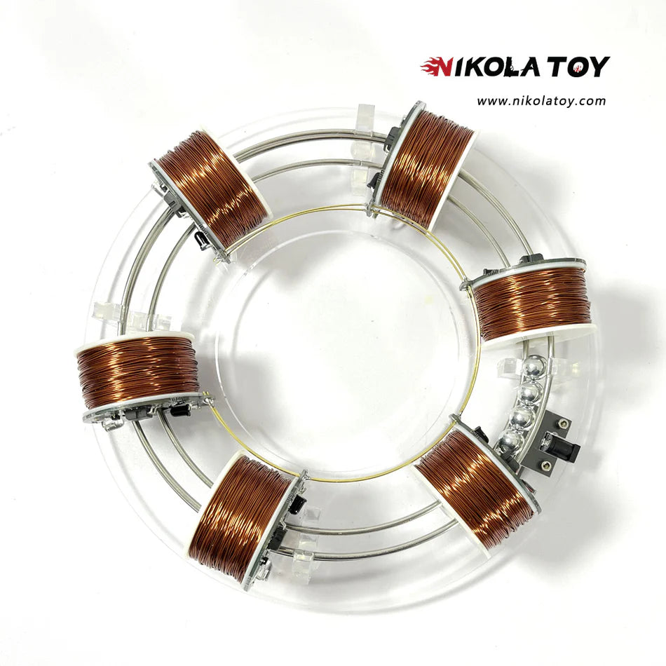NikolaToy™ High tech electromagnetic coil accelerator