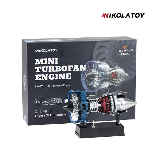 NIKOLATOY® Teching Mini Turbofan Engine Model - DIY KIT