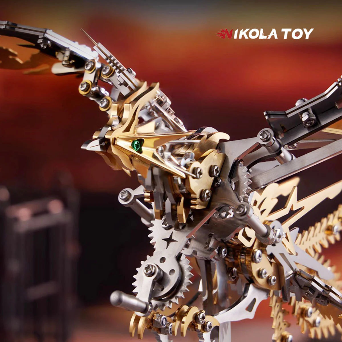 NIKOLATOY® Mechanical species - Phoenix (3D metal puzzle)