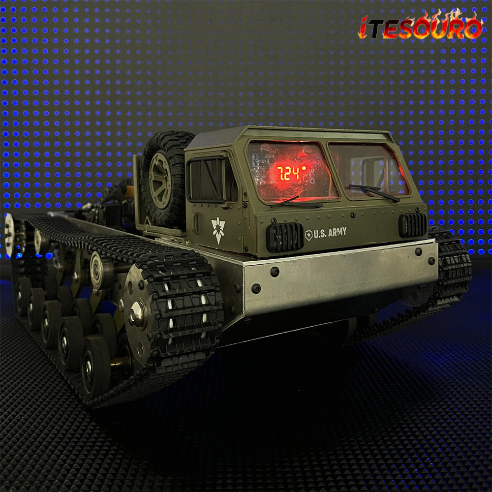 NIKOLATOY® 1/14 3.5cc internal combustion engine RC tracked station vehicle