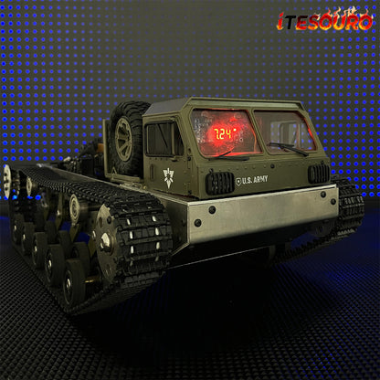 NIKOLATOY® 1/14 3.5cc internal combustion engine RC tracked station vehicle