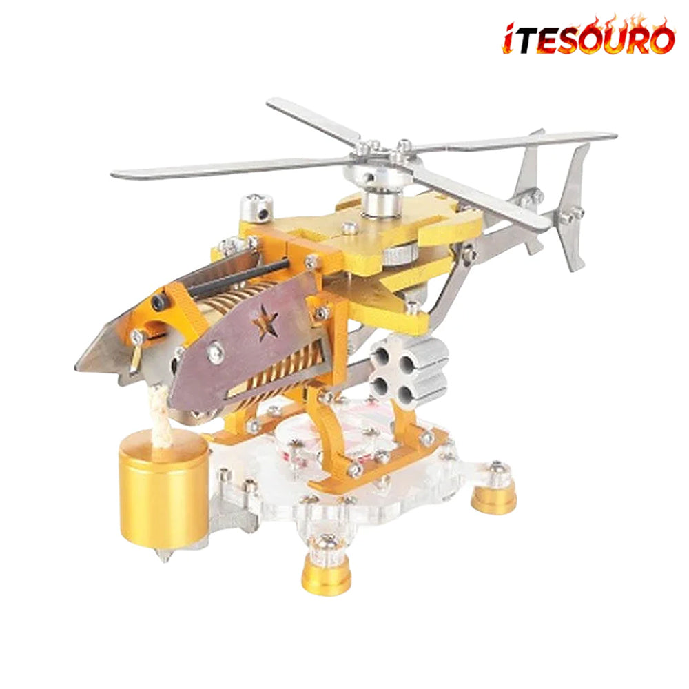 NikolaToy™ Fire absorbing Stirling helicopter