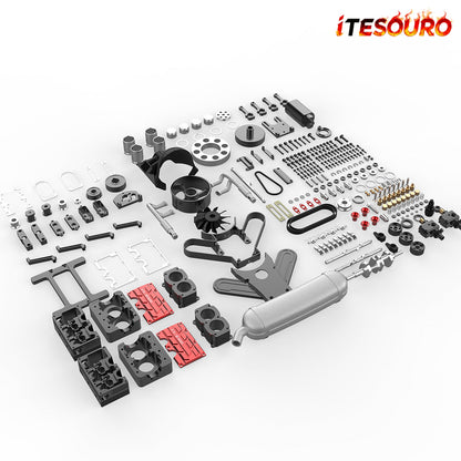 TOYAN 14cc Horizontally Opposed 4-Stroke Nitro Model DIY Engine Kits