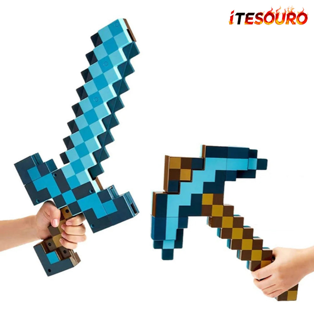 NIKOLATOY®Minecraft Creative Night Light & Toy