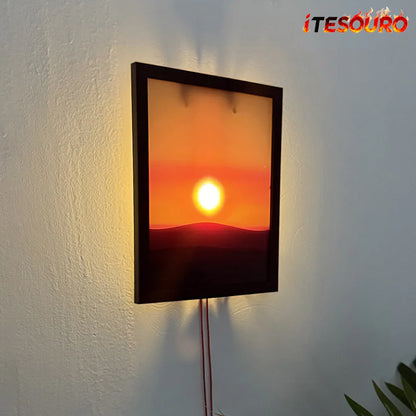 NIKOLATOY®Creative sunset hand pulled night light