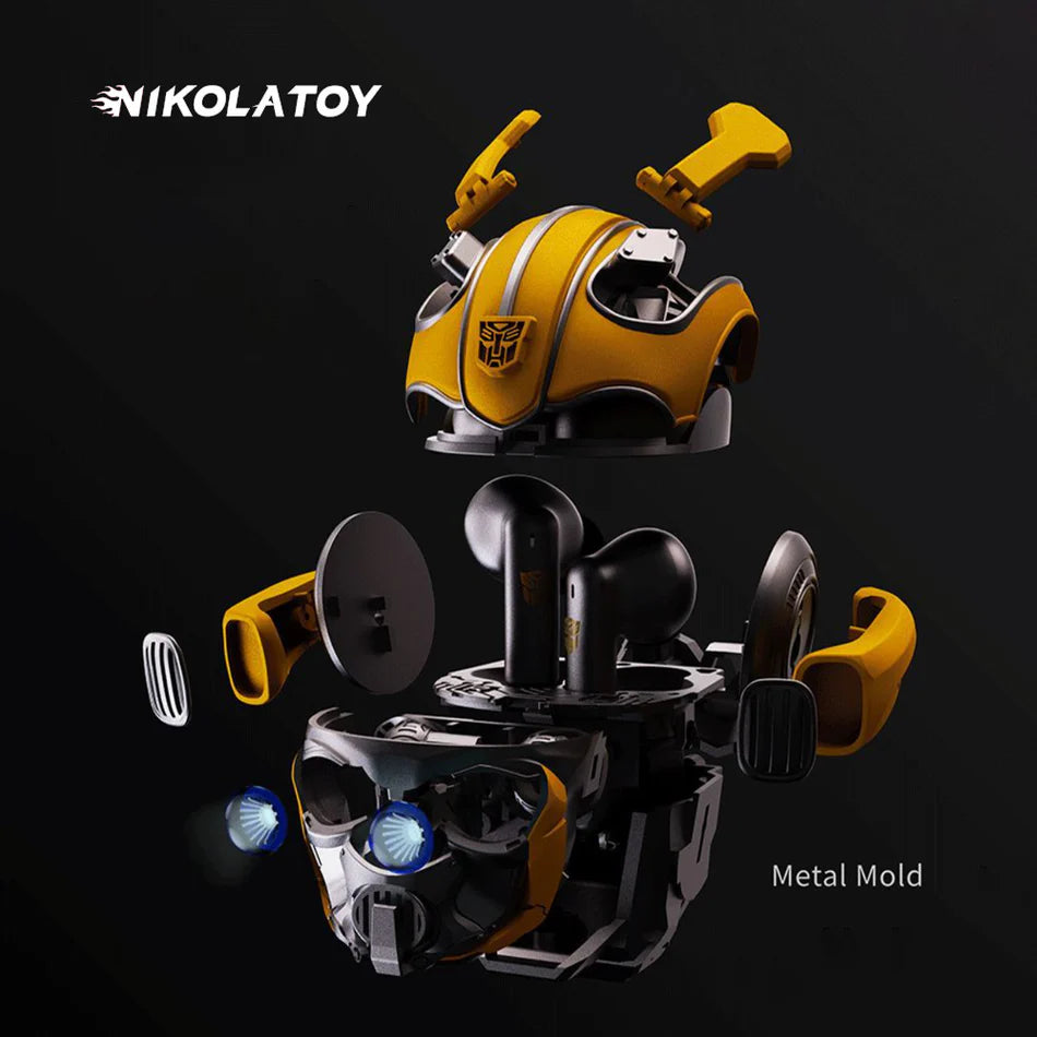 NIKOLATOY®Transformers Bumblebee H1 Earphones