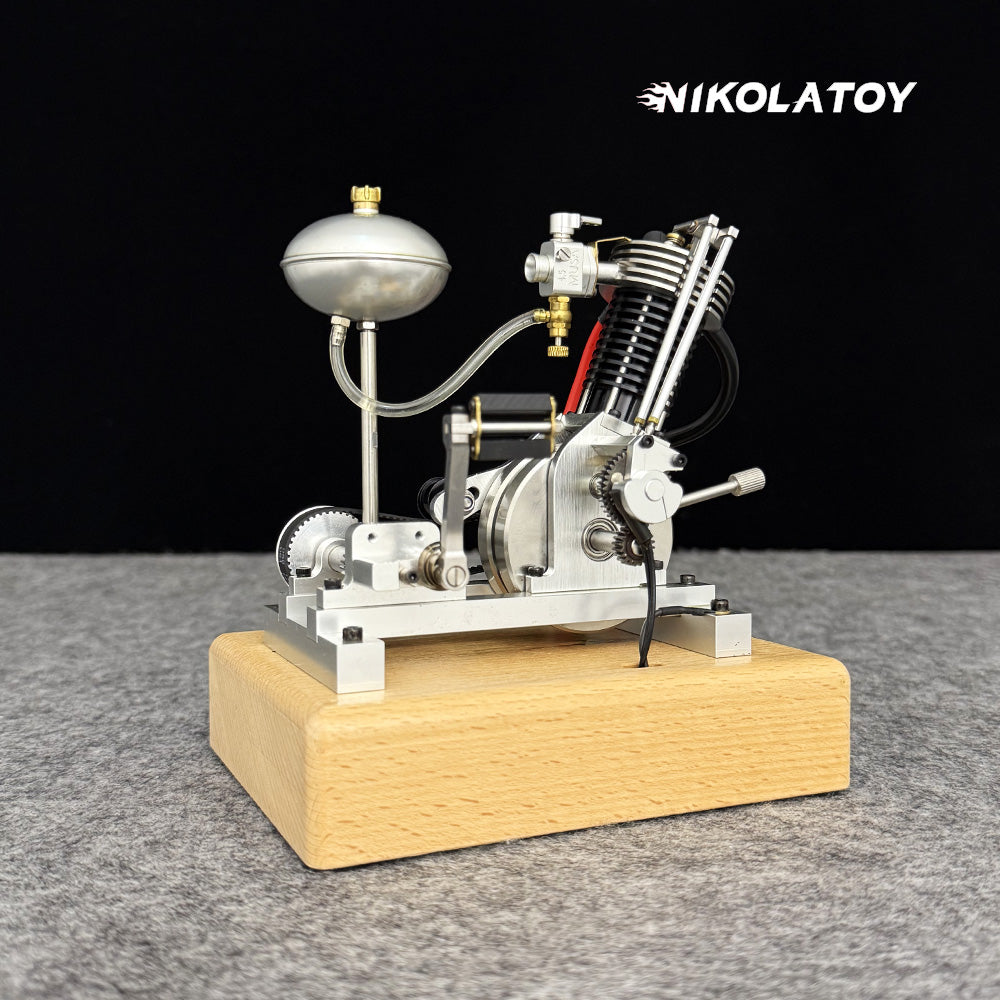NIKOLATOY®Miniature motorcycle single cylinder engine