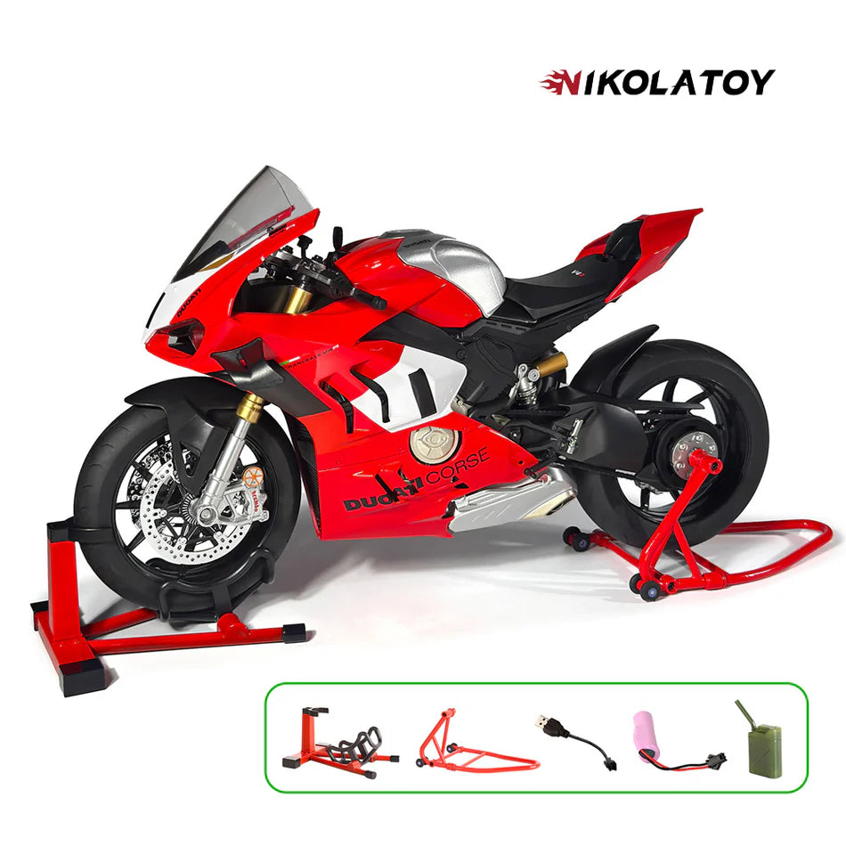 NIKOLATOY®Alloy 1/6 Ducati Panigale V4R Model
