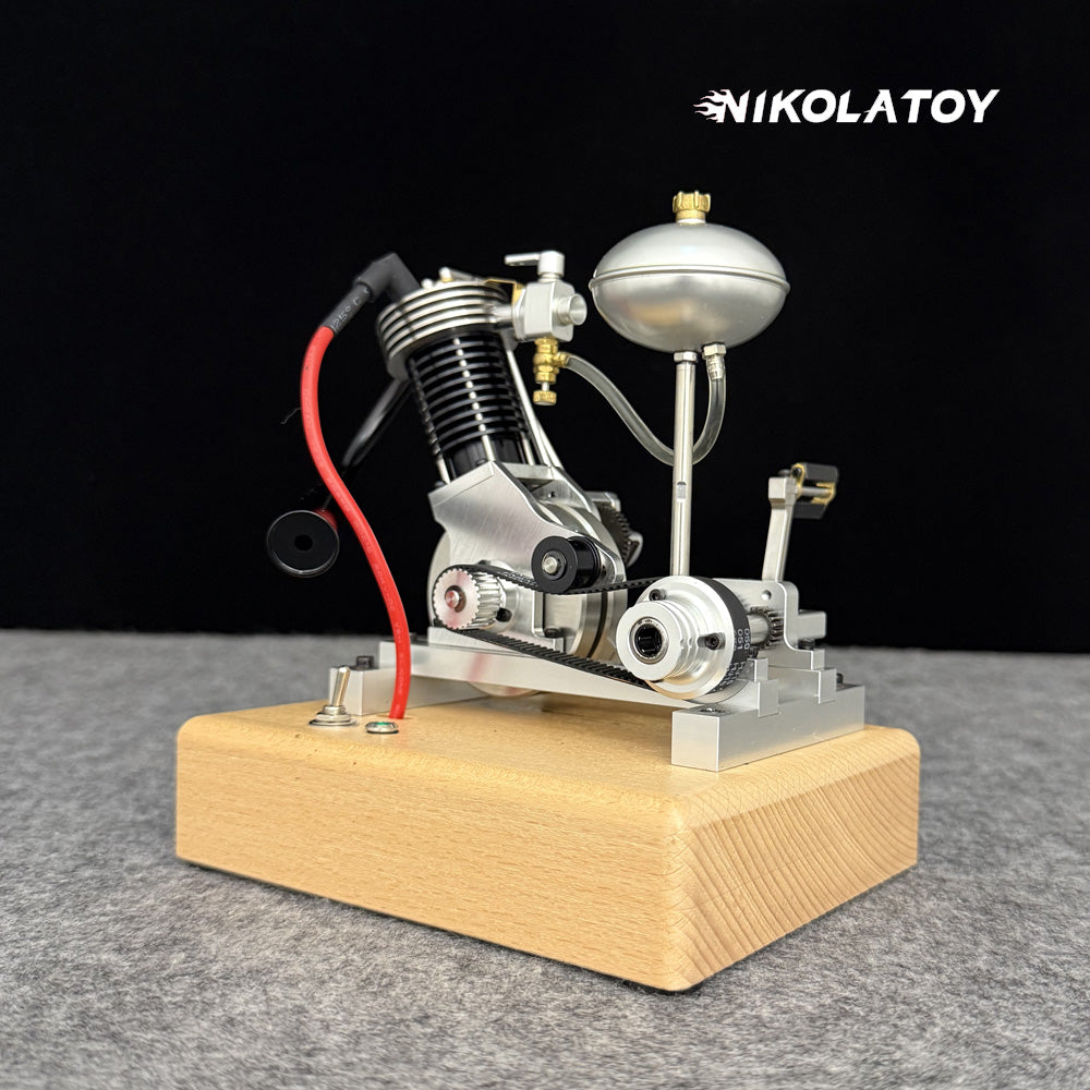 NIKOLATOY®Miniature motorcycle single cylinder engine