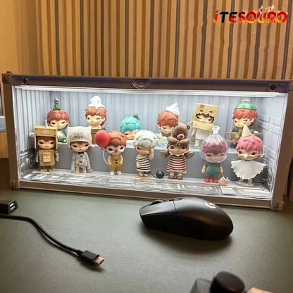 NIKOLATOY® MAERSK large-sized container model toy with LED display box(Multiple containers can be connected in series)