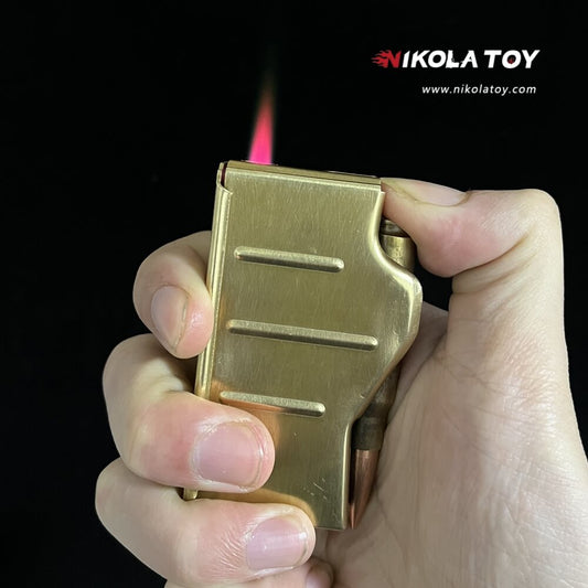 NikolaToy™ Brass clip+bullet lighter