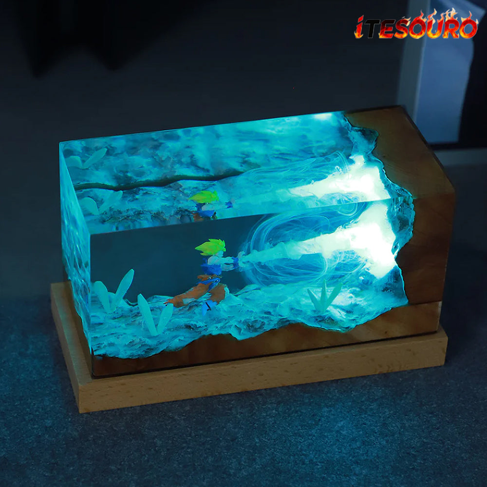 NIKOLATOY®Dragon Ball Z Kakarot Resin RGB Night Light Desktop Decoration