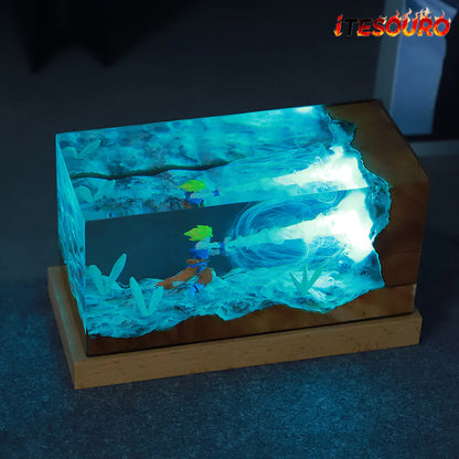 NIKOLATOY®Dragon Ball Z Kakarot Resin RGB Night Light Desktop Decoration