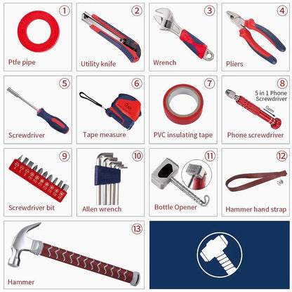 NIKOLATOY® Thor's Hammer Toolbox -13 in 1