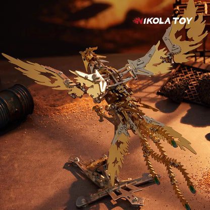 NIKOLATOY® Mechanical species - Phoenix (3D metal puzzle)