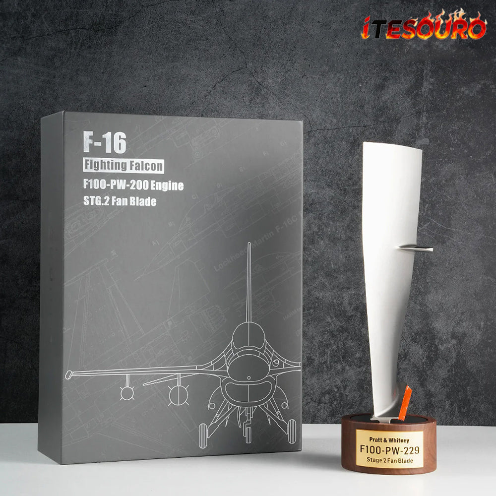 NIKOLATOY®F-16 Falcon F100-PW-229.STG.2 Fan Blade