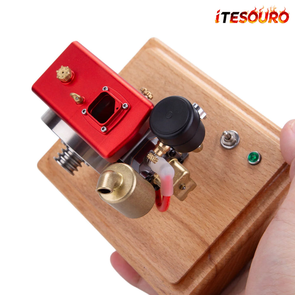 NikolaToy™ MUSA 1/8 2.6cc Mini Single-Cylinder Gas Powered Motor 4-Stroke Engine Model