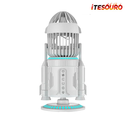 NIKOLATOY®Creative Rocket Desktop Fan – NIKOLA TOY
