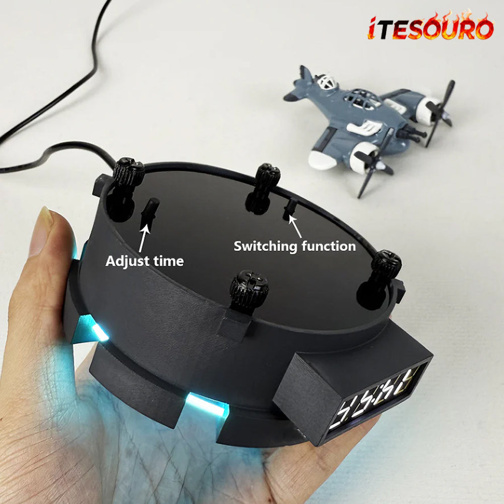 NIKOLATOY®Creative Maglev Steampunk Fighter
