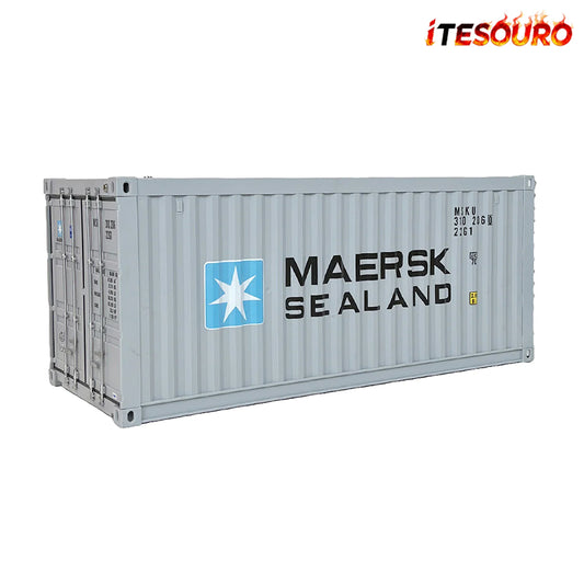 NIKOLATOY® MAERSK large-sized container model toy with LED display box(Multiple containers can be connected in series)