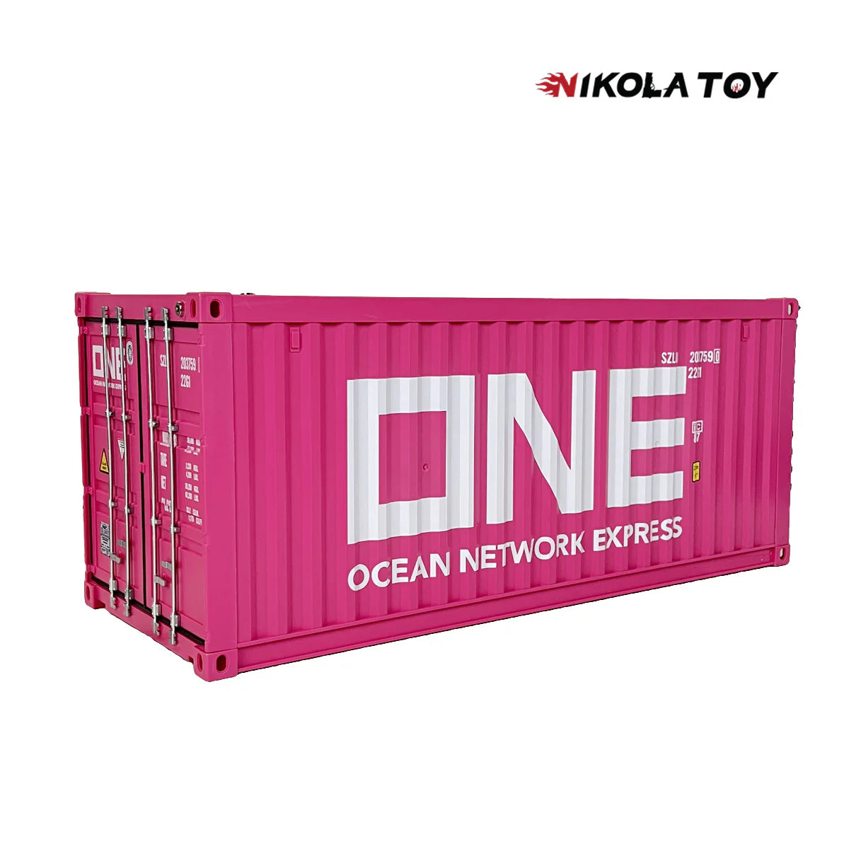 NIKOLATOY® MAERSK large-sized container model toy with LED display box(Multiple containers can be connected in series)