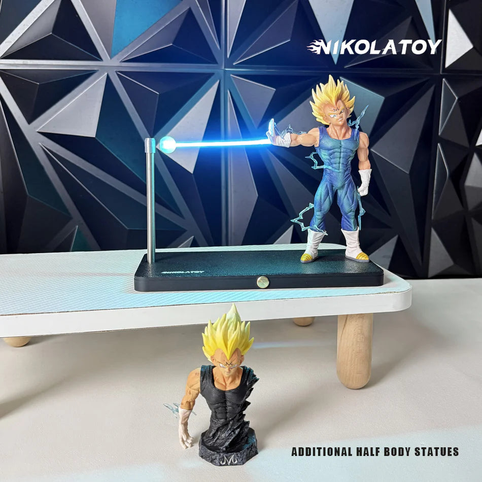NIKOLATOY®Dragon Ball Vegeta Magnetic Night Light Set (including Half Body Statue)