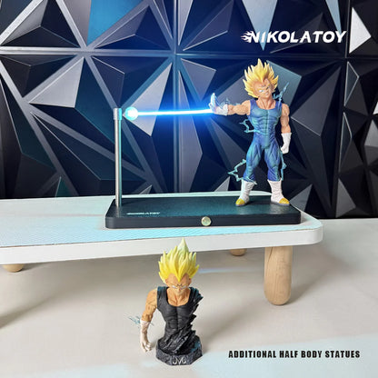 NIKOLATOY®Dragon Ball Vegeta Magnetic Night Light Set (including Half Body Statue)
